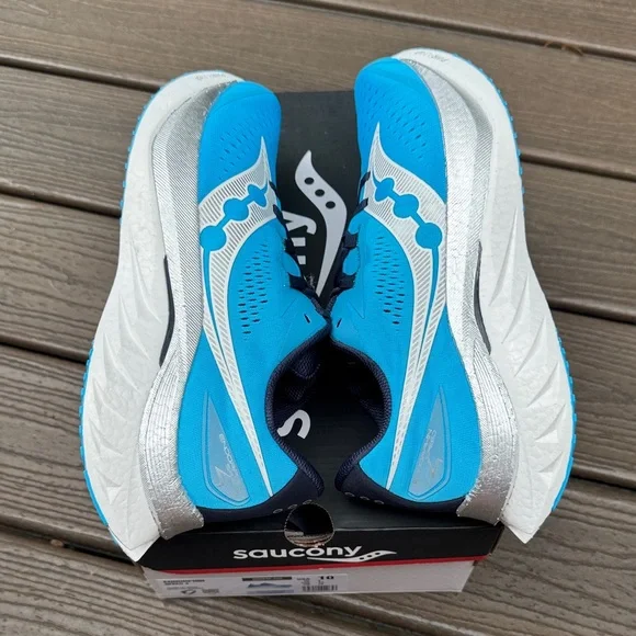 Saucony Vibrant Blue Athletic Sneakers - Picture 4 of 5